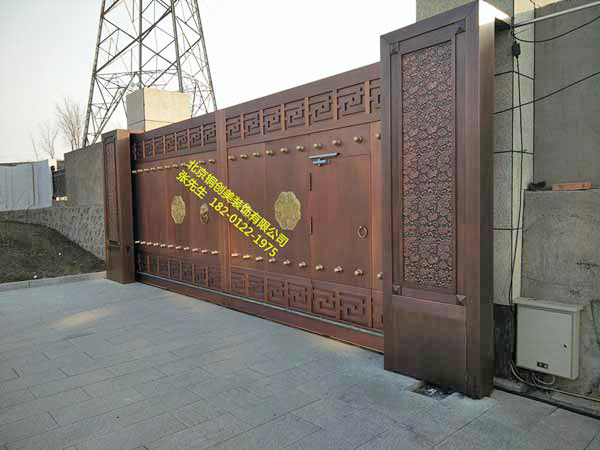 北京铜门厂家安装案例