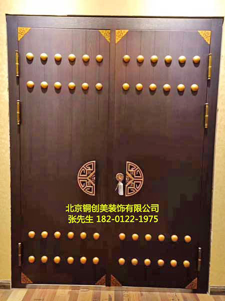 北京铜门厂家安装案例
